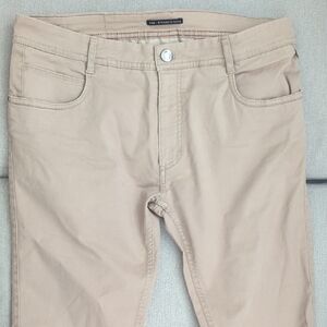 Men's Mango Pisa 5 Pocket Pant In Tan/Khaki Size 32 US